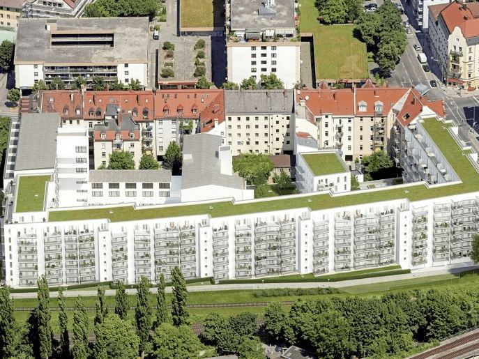 Tassiloplatz residential and commercial complex, München